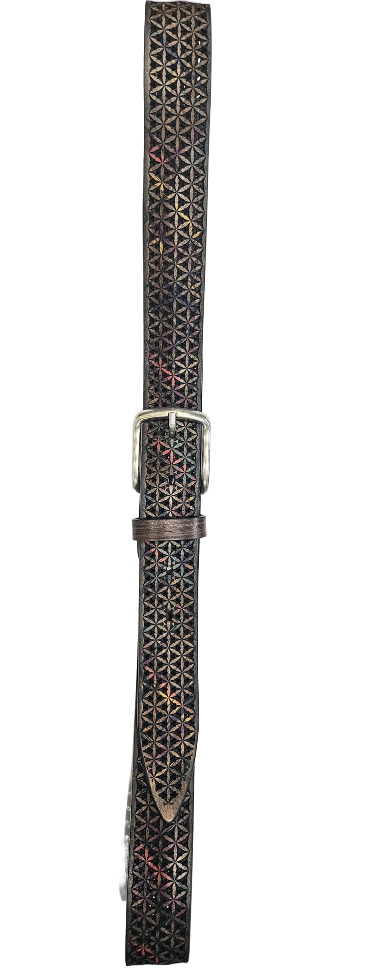 Cintura laserata in pelle