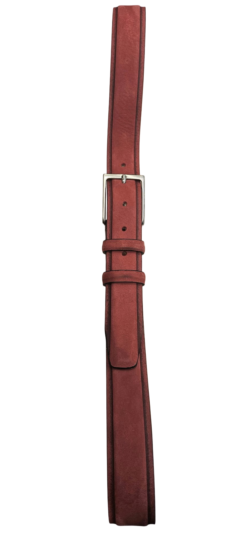 Cintura in pelle Nabuk lavorato a mano