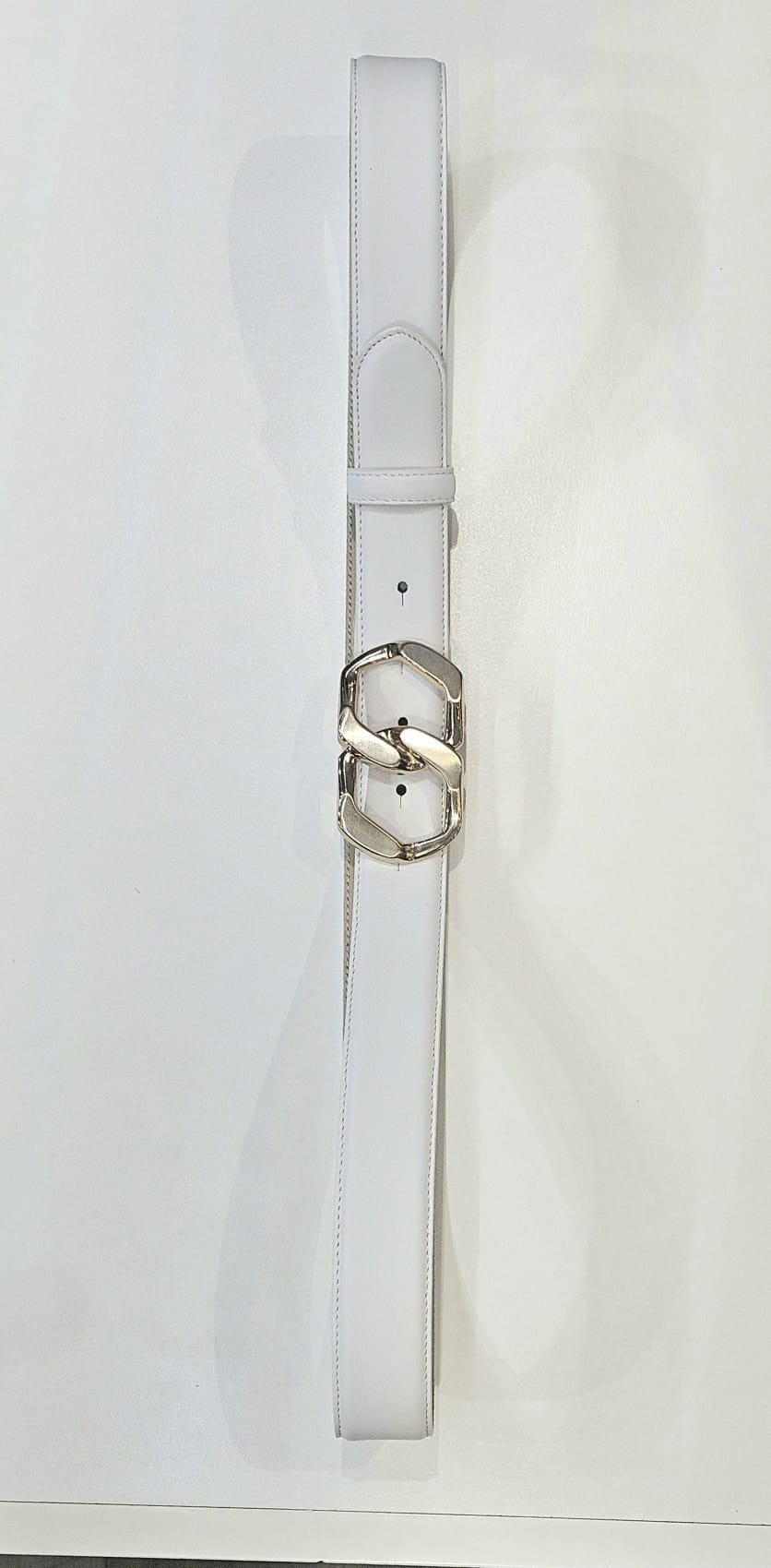 Cintura Bergè donna in pelle vitello con fibbia a cassetta in oro