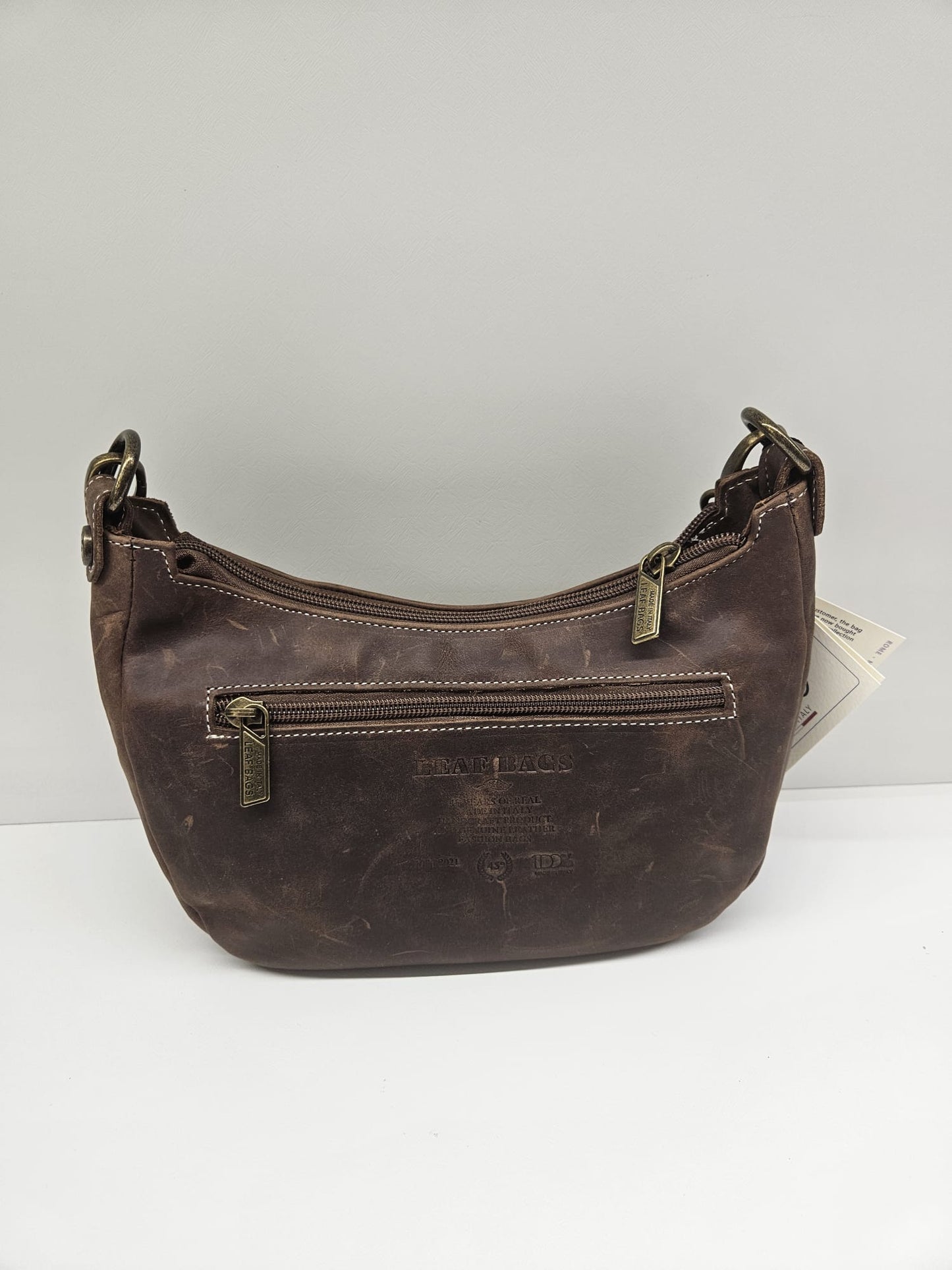 Borsa in pelle Nabuk made in italy