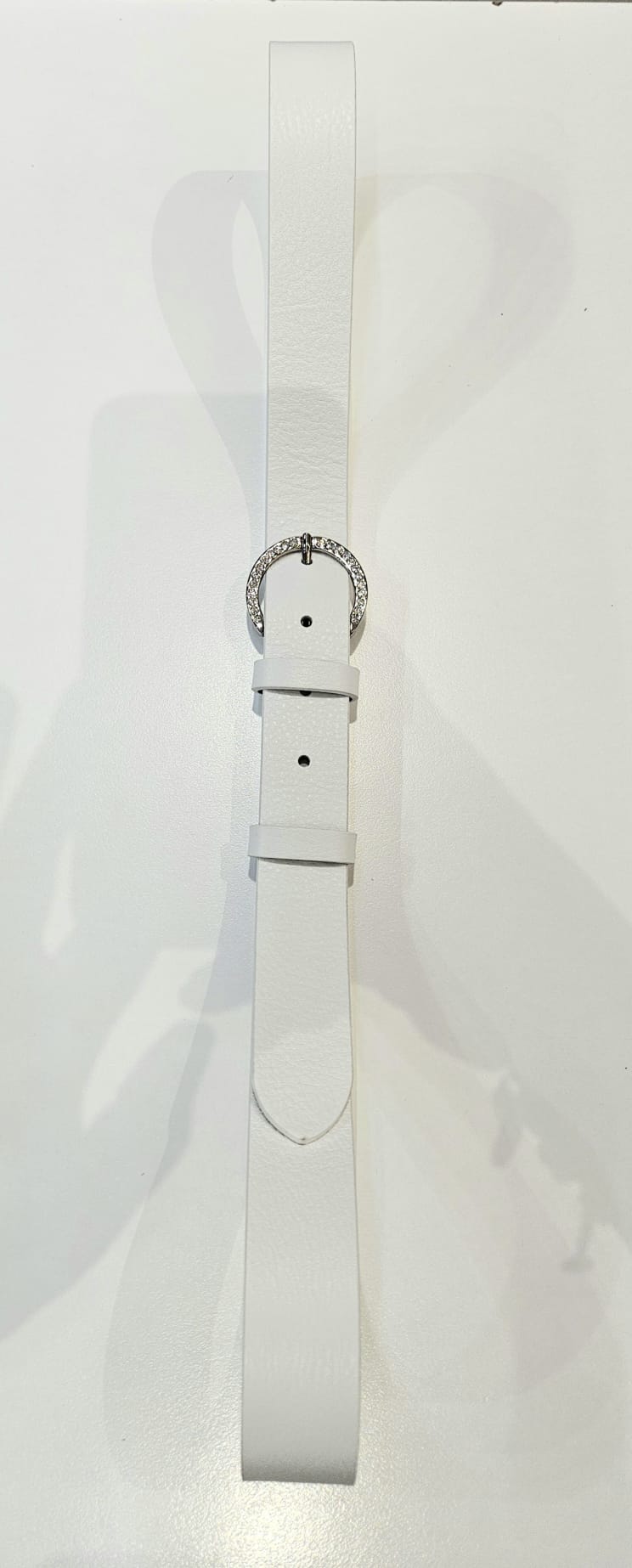 Cintura donna in pelle vitello elegante