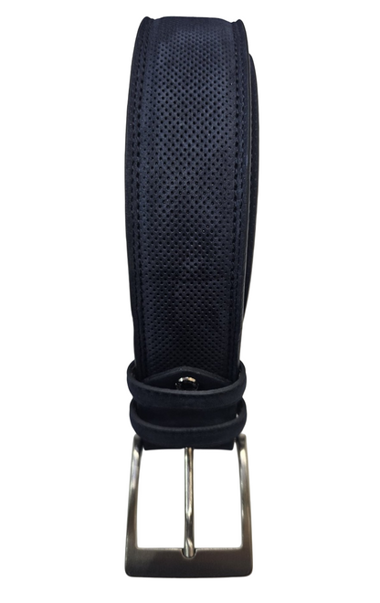 Cintura in pelle Nabuk laserato