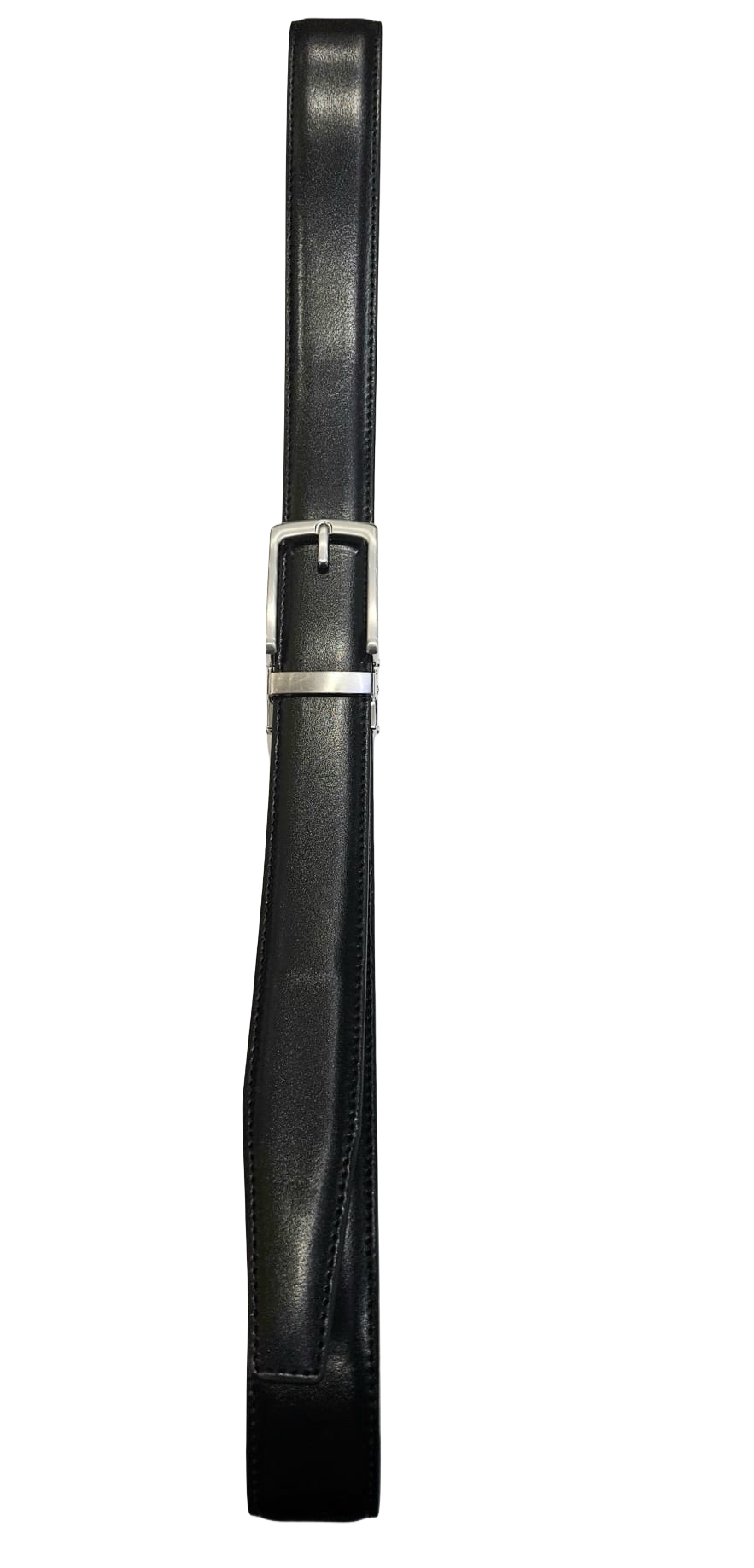 Cintura con fibbia automatica in pelle