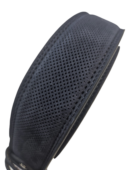 Cintura in pelle Nabuk laserato