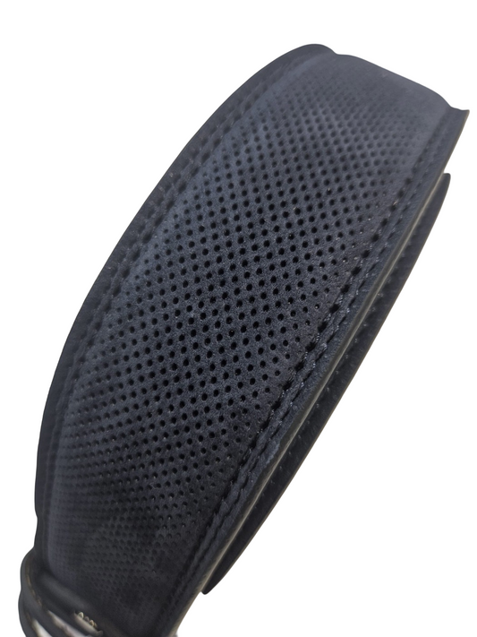 Cintura in pelle Nabuk laserato