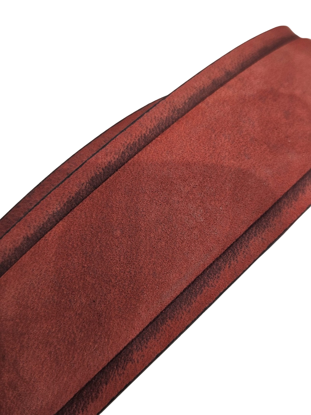 Cintura in pelle Nabuk lavorato a mano