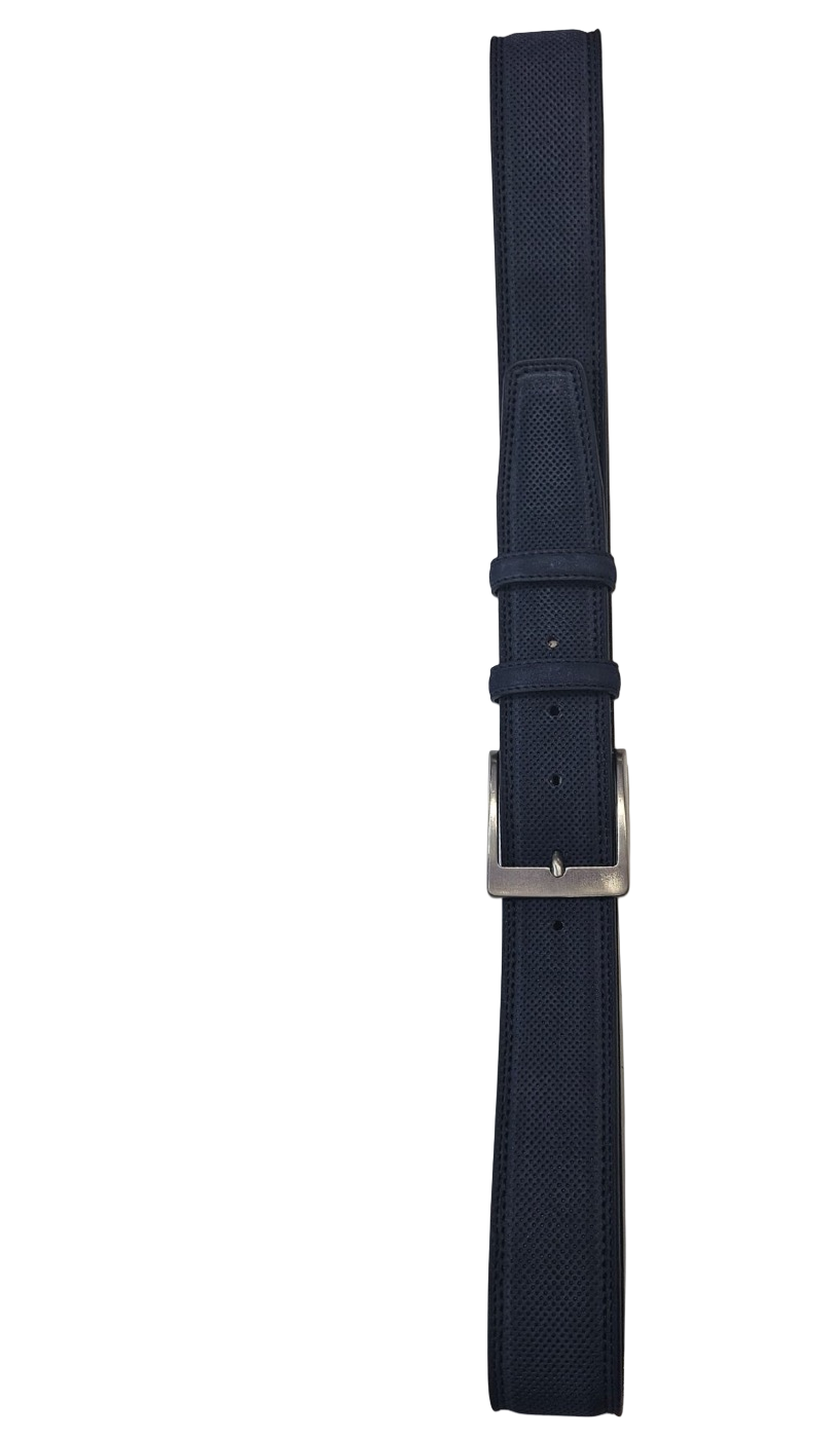 Cintura in pelle Nabuk laserato