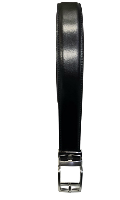Cintura con fibbia automatica in pelle
