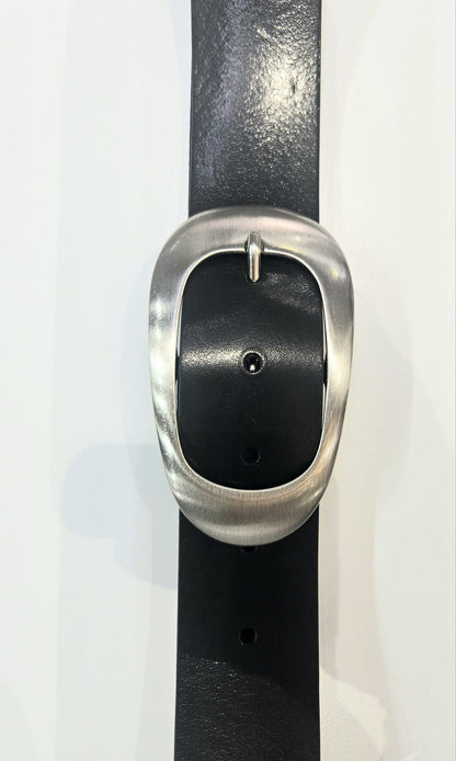 Cintura jeans donna in cuoio