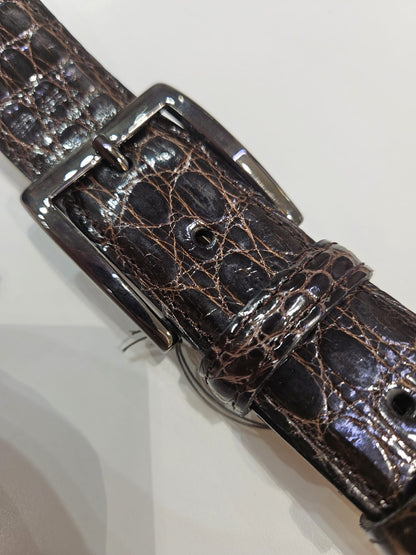 Cintura Unisex n vero coccodrillo