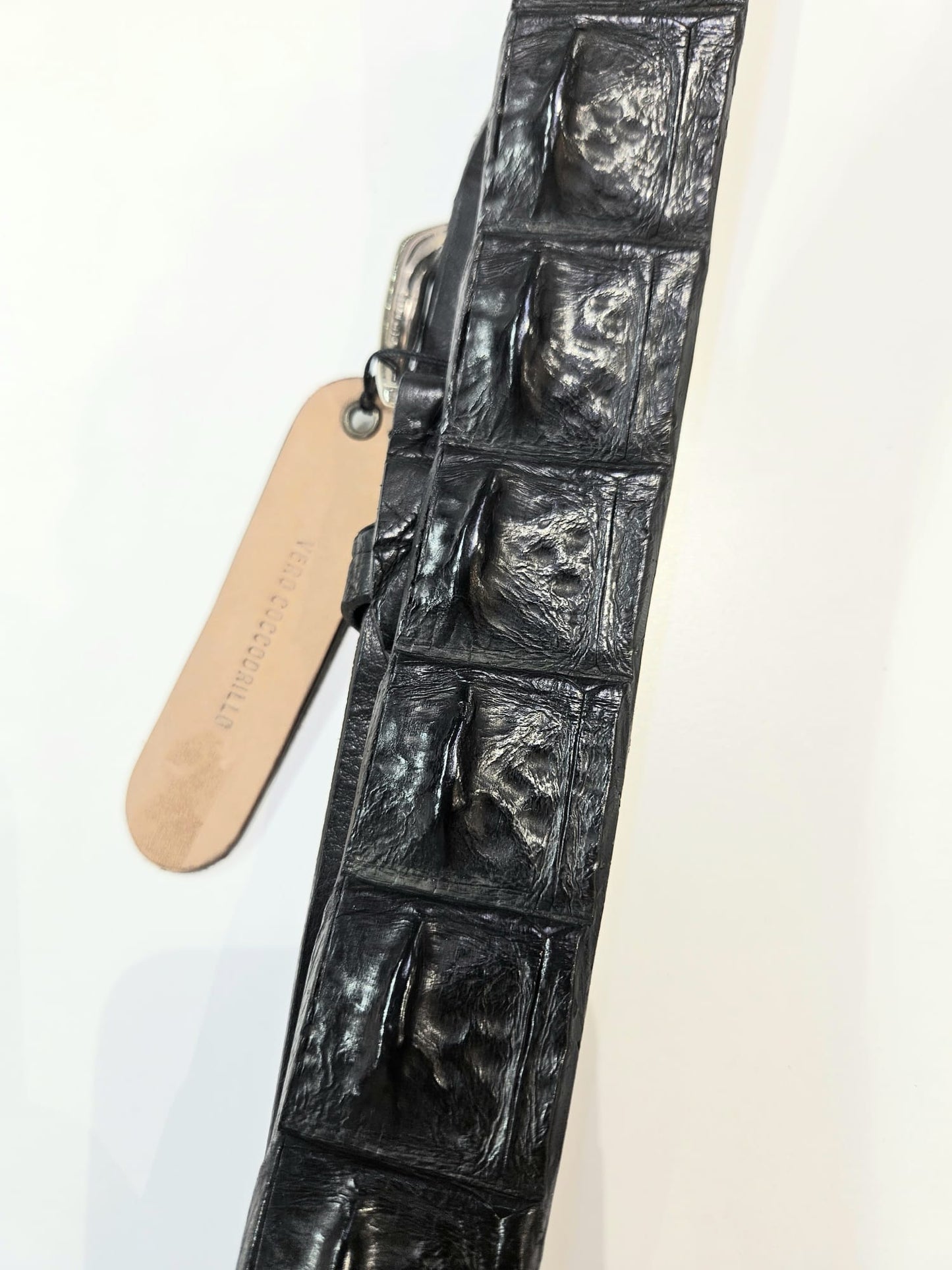 Cintura Unisex 1n vero coccodrillo  grey