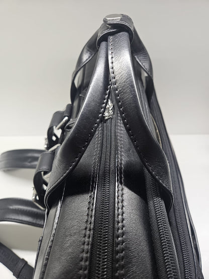 Cartella/Zaino uomo brand Acciaio in pelle vitello vacchetta