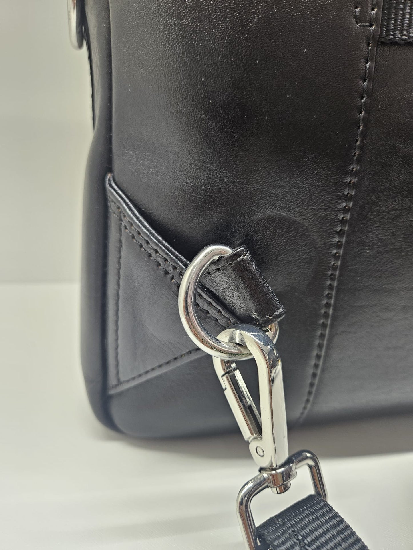 Cartella/Zaino uomo brand Acciaio in pelle vitello vacchetta