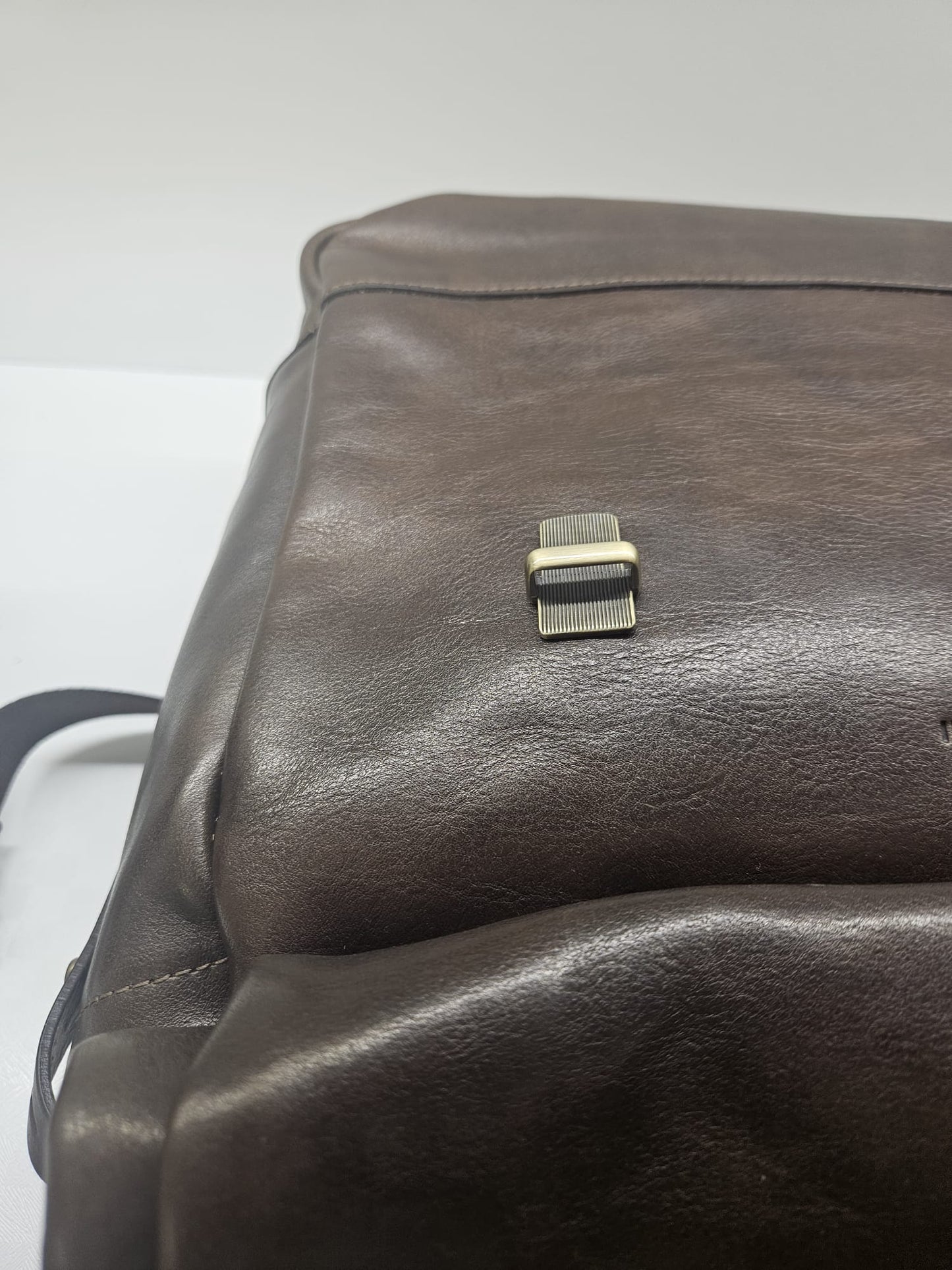 Zaino uomo Chiarugi in pelle vacchetta fatto a mano made in italy Firenze.