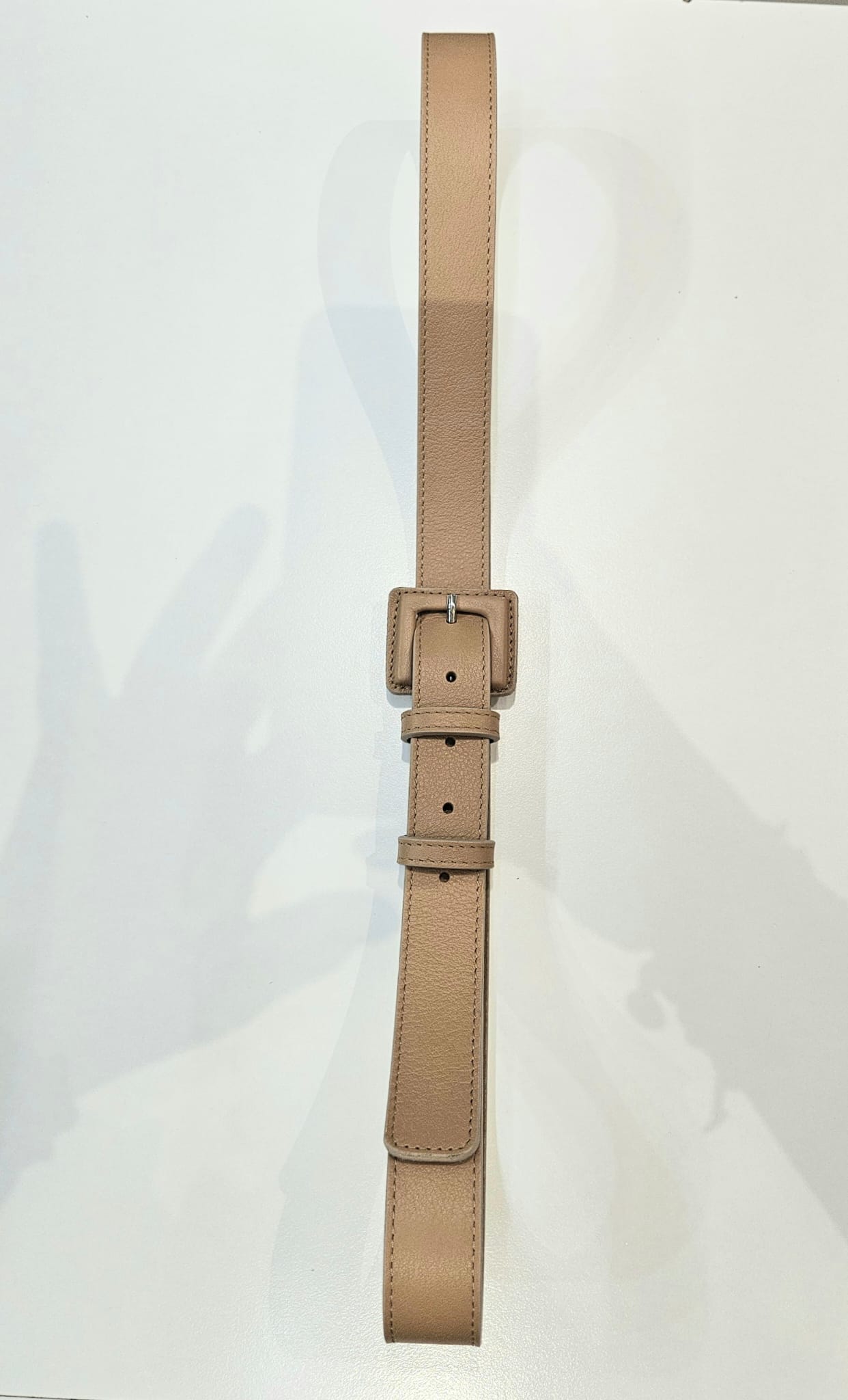 Cintura in pelle Nappa con fibbia