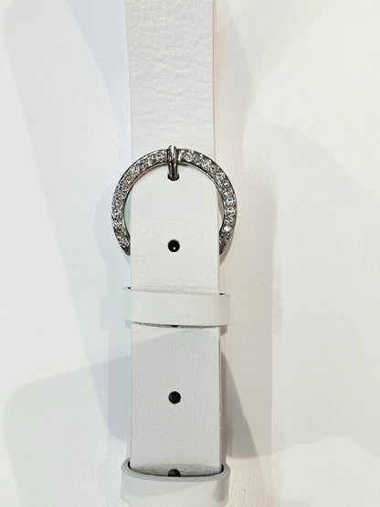 Cintura donna in pelle vitello elegante