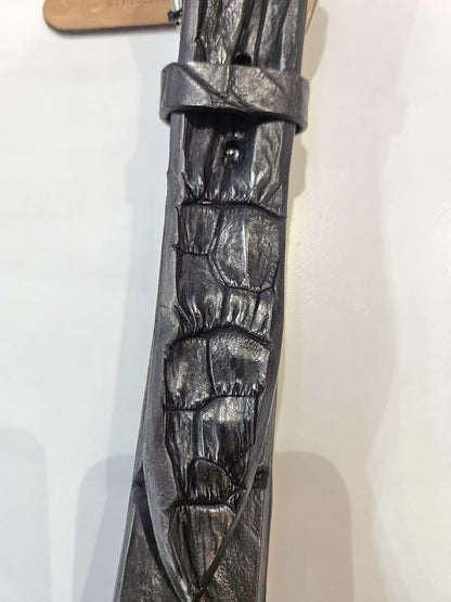 Cintura Unisex 1n vero coccodrillo  grey