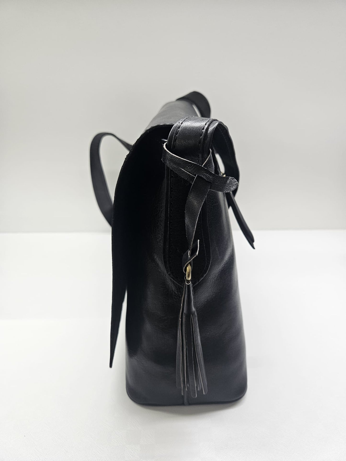 Borsa donna Acciaio collezione Liberty in vera pelle "vacchetta"