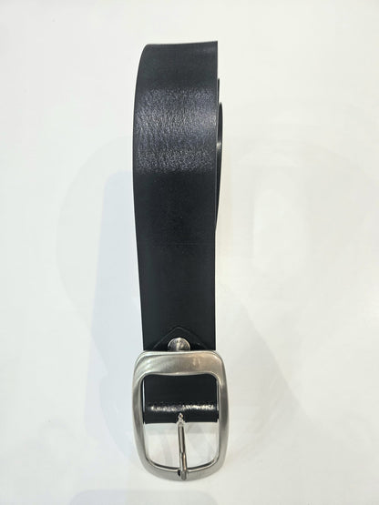 Cintura donna x jeans in cuoio con fibbia in metallo doppia