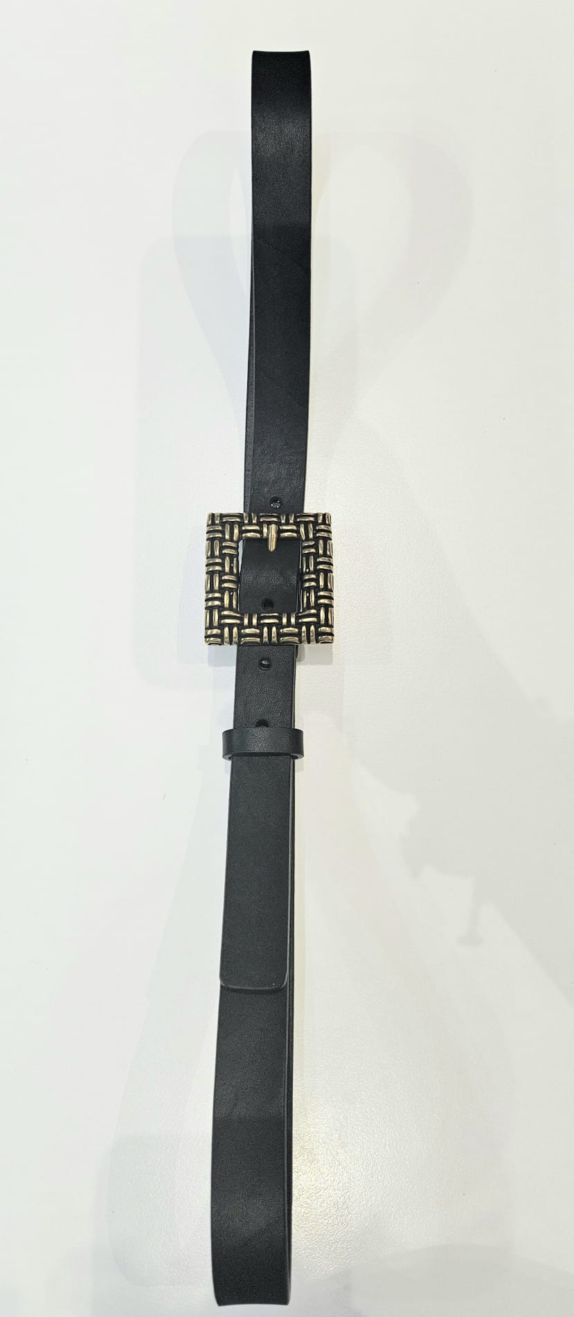 Cintura intrecciata donna  in cuoio