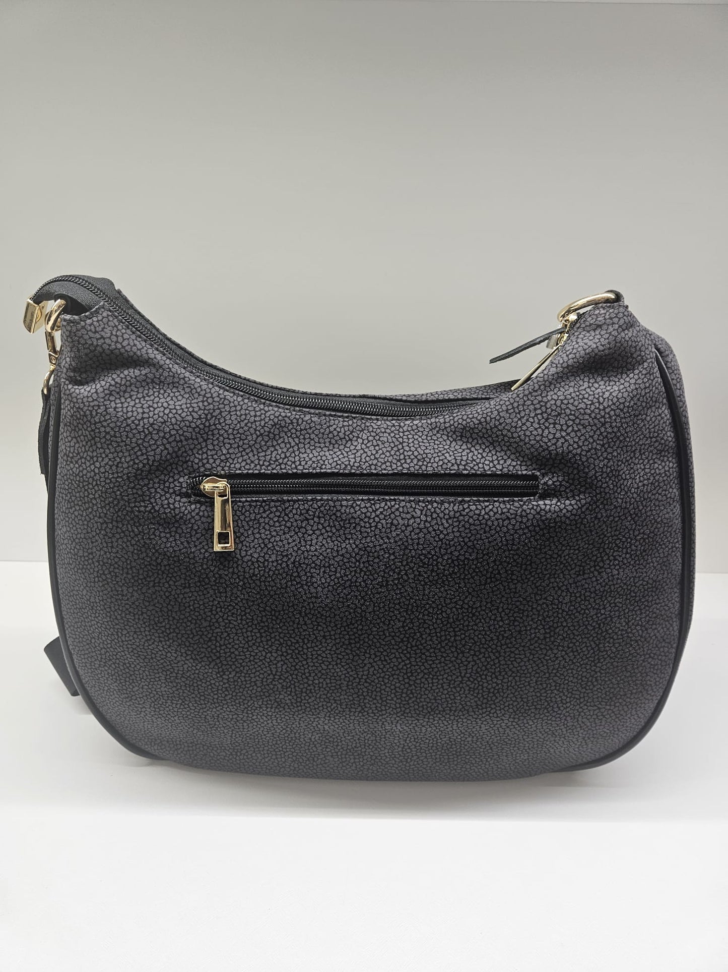 Borsa donna linea Simo in stampo &nbsp;tapiro con rifiniture in pelle di vitello