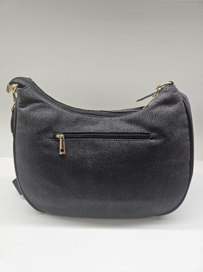 Borsa donna linea Simo in stampo &nbsp;tapiro con rifiniture in pelle di vitello