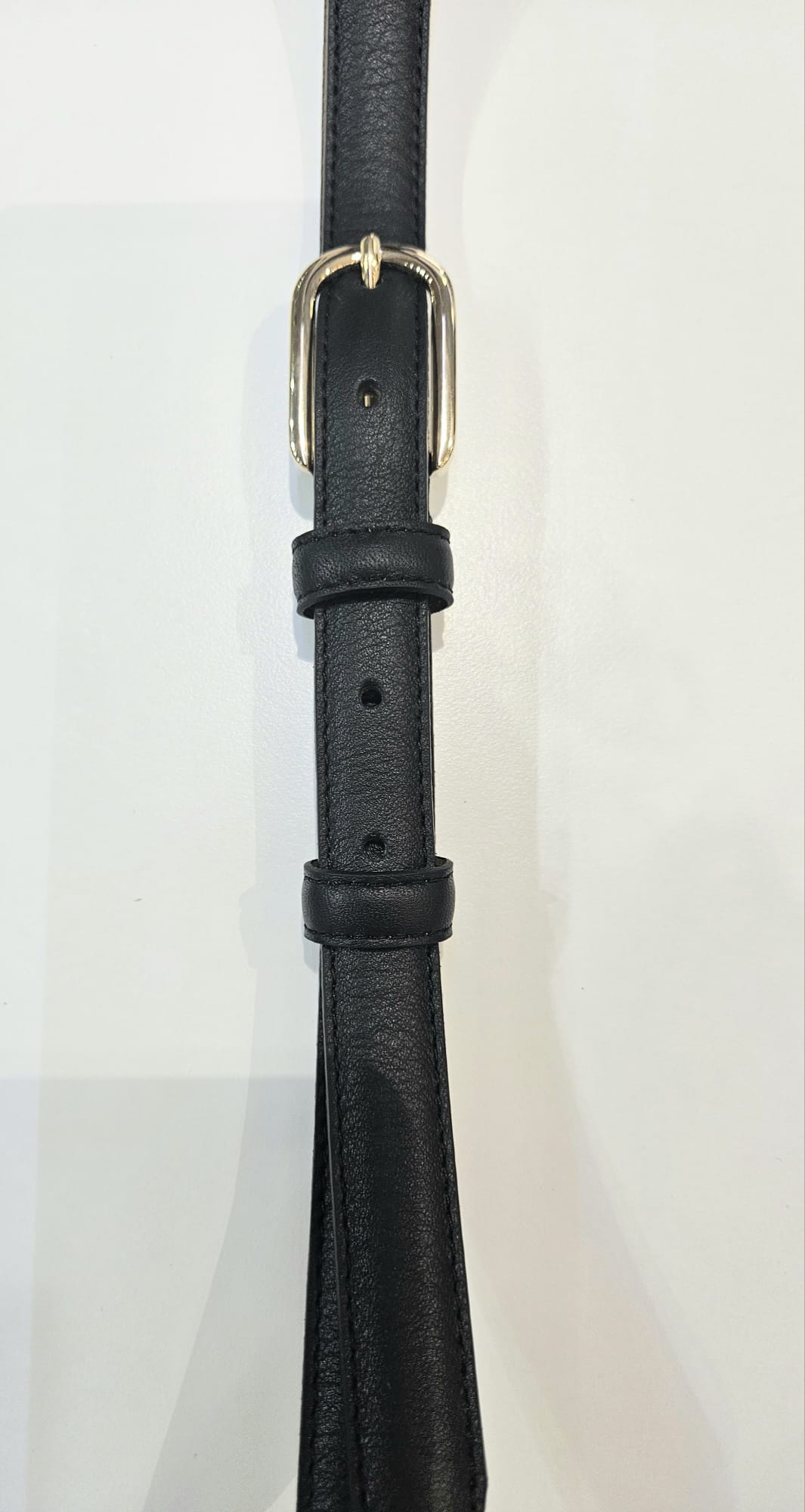 Cintura donna in pelle vitello con fibbia