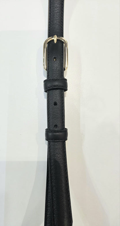 Cintura donna in pelle vitello con fibbia