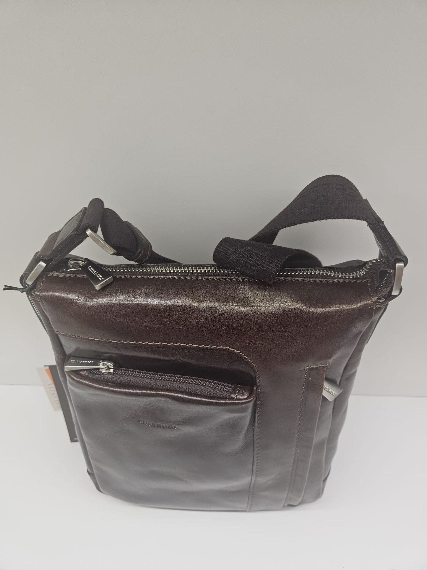 Borsello uomo Chiarugi handmade in Florence.