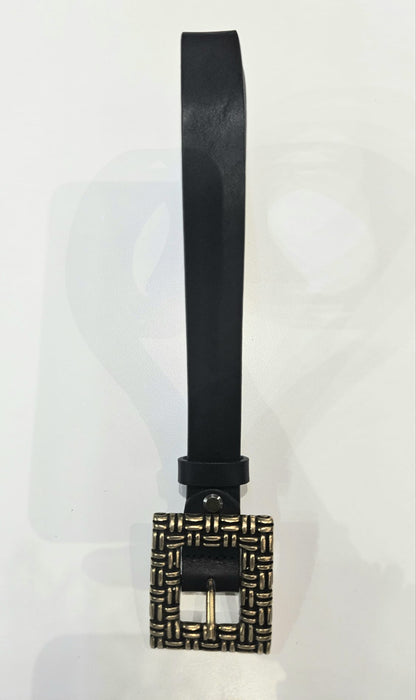 Cintura intrecciata donna  in cuoio