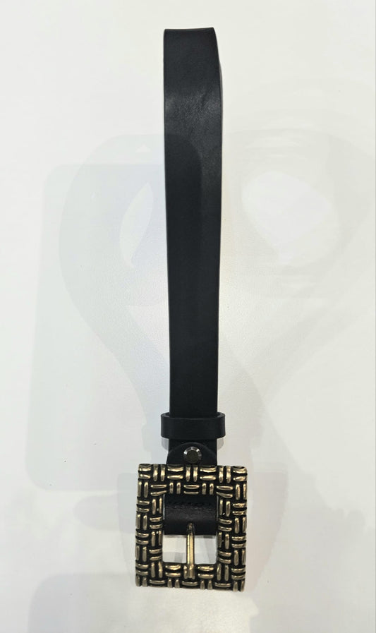 Cintura intrecciata donna  in cuoio