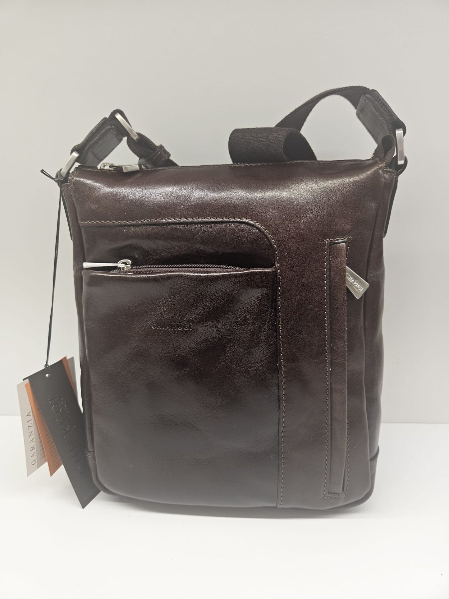 Borsello uomo Chiarugi handmade in Florence.