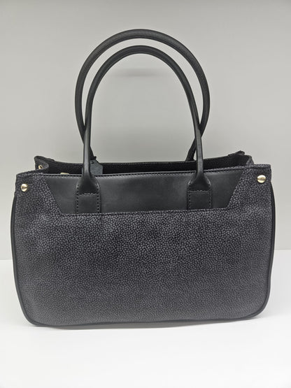 Borsa donna linea Simo in stampo &nbsp;tapiro con rifiniture in pelle di vitello