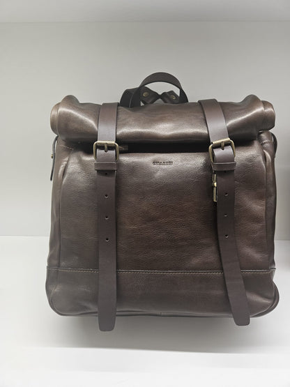 Zaino uomo Chiarugi in pelle vacchetta fatto a mano made in italy Firenze.