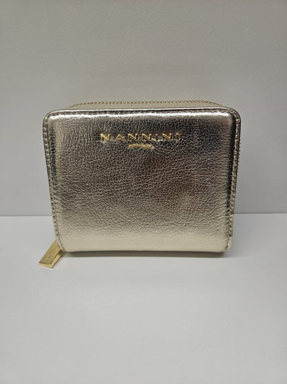 Portafoglio donna Nannini linea Wallis colore argento.