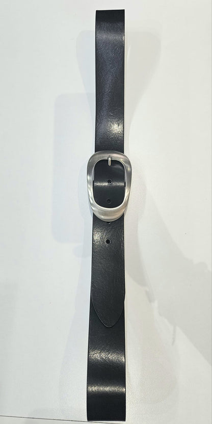 Cintura jeans donna in cuoio