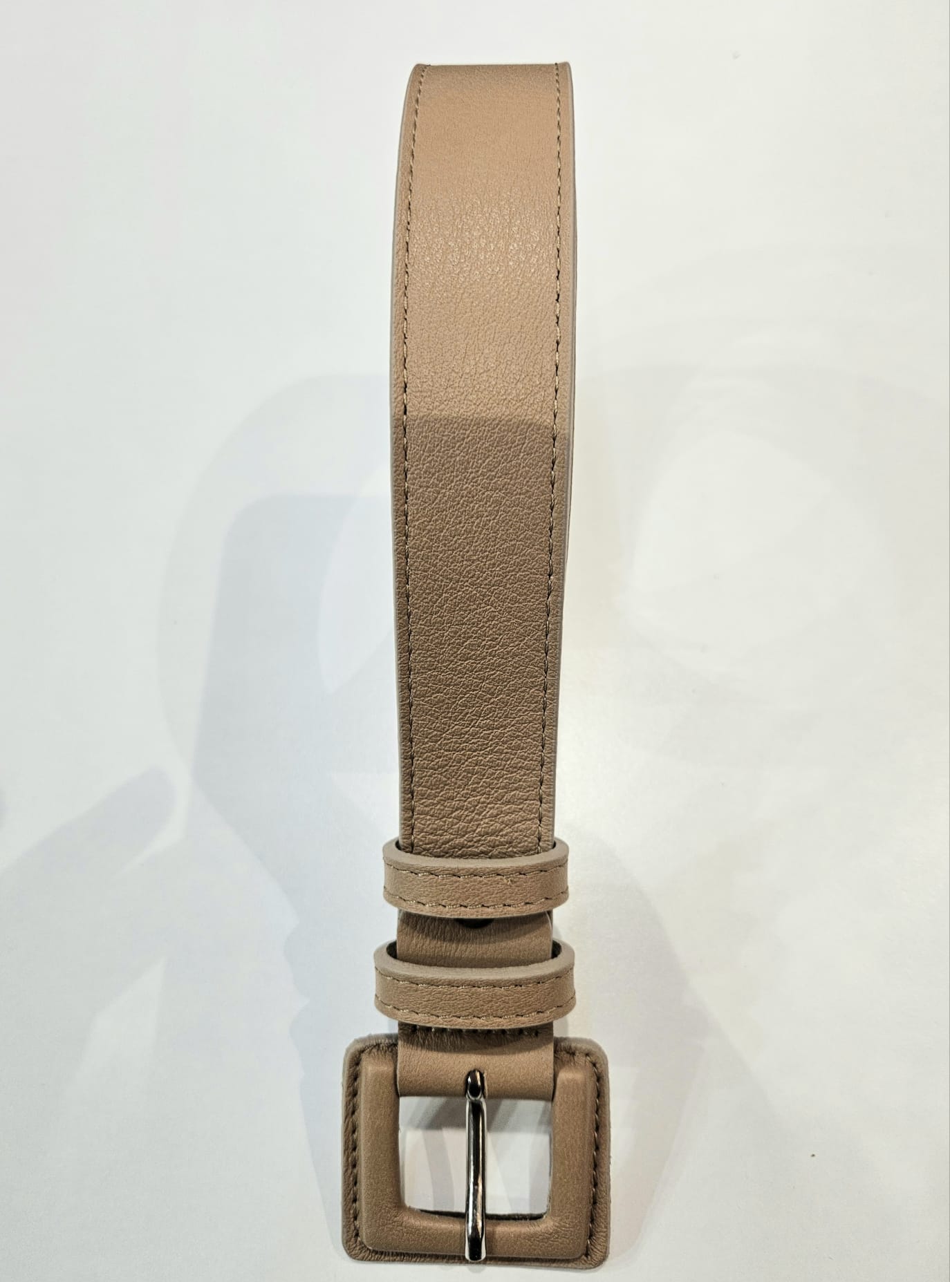 Cintura in pelle Nappa con fibbia